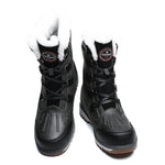 TrekTough Terrain - Men's Mid Outdoor Leather Boots for Winter Trails