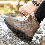 TerrainTrekker XT - Men's Leather Boots for Trail Hiking