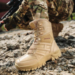 TerrainTamer Apex - Men's Suede Leather Hiking Boots for Tough Terrain