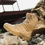 TerrainTamer Apex - Men's Suede Leather Hiking Boots for Tough Terrain