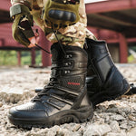 TerrainTamer Apex - Men's Suede Leather Hiking Boots for Tough Terrain