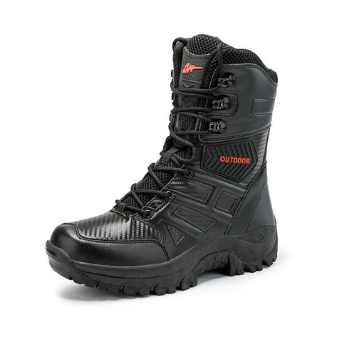 TerrainTamer Apex - Men's Suede Leather Hiking Boots for Tough Terrain