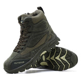 RidgeRanger Elite - Men's Suede Leather Tactical Military Boots for Trekking