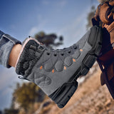 ExplorerX Trek - Men's Leather Trekking Boots for Winter Trails