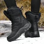 WildWalker Pro-X - Waterproof Men's Leather Hiking Boots for Winter Treks