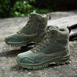 RidgeRanger Elite - Men's Suede Leather Tactical Military Boots for Trekking