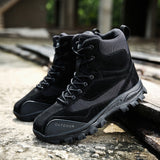 RidgeRanger Elite - Men's Suede Leather Tactical Military Boots for Trekking