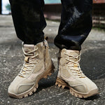 RidgeRanger Elite - Men's Suede Leather Tactical Military Boots for Trekking