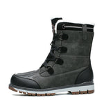 TrekTough Terrain - Men's Mid Outdoor Leather Boots for Winter Trails